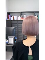 ロイオブジゼル(roi of GiseL)&nbsp;ボブ　ピンク　切りっぱなし