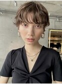 クラゲヘアー/小顔に見せるヘア/ココアベージュ/銀座