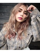 ヴァージ(Verge)&nbsp;レイヤーカット/ウェーブパーマ/前髪/こなれミディ[代官山駅]