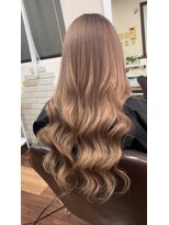 アーチフォーヘア 心斎橋店(a-rch for hair)&nbsp;ダブルカラーでミルクティーカラーに！