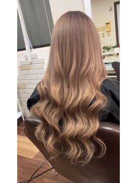 アーチフォーヘア 心斎橋店(a-rch for hair) ダブルカラーでミルクティーカラーに！