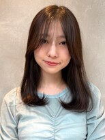 ガーデンヨコハマ(GARDEN YOKOHAMA)&nbsp;こなれミディワンカールレイヤーカット2way前髪オリーブベージュ