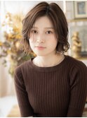 かきあげ前髪くせ毛風フェザーショートボブc5浦和20代30代40代