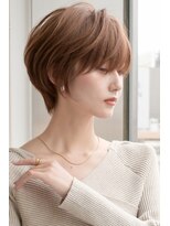 ショートボブ髪型30代40代50代前髪あり前髪なし面長丸顔【倉田】