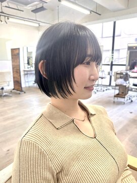 ルアン 上通り(ruen) 熊本ボブ 顔周りレイヤー 熊本美容室 熊本上通り 髪質改善