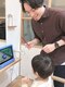 カルミア(CALMIA.,)の写真/【緑区】お子様カット無料☆忙しいママにも嬉しい！お子様連れでも周りを気にせず癒しのサロンタイムを。