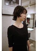 個性派ボブパーマ