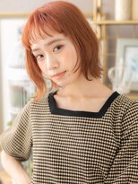 カバーヘアアンドスパ ブリス 浦和(COVER HAIR&SPA bliss)&nbsp;フレンチカジュアルオン眉前下がりボブパーマc6浦和10代20代