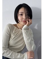 繭 ショートボブ