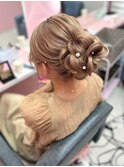 【ヘアセット】アップヘア/結婚式/梅田駅