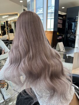 ラピス 渋谷本店(Lapis) パールグレージュ/ブリーチカラー/髪質改善/韓国/シールエクステ