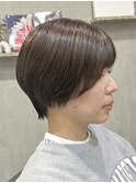 ROUIS 津田沼 ショートハイライトベージュ/ヘーゼルグレージュ