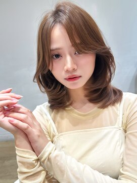 バイオレット 横浜店(Violet) 顔まわりカットハッシュカットレイヤーカットベージュKA-103