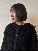 切りっぱなしボブ