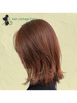 ヘアーコテージ ココ(hair cottage CoCo...) 切りっぱなし軽めボブ