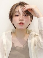 セイドット オモテサンドウ(Say. omotesando)&nbsp;Say.ショートボブレイヤーショートヘーゼルグレージュブリーチ