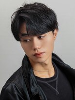 メンズヘアムニ 恵比寿(Men’s hair MUNi) 82分けメンズマッシュ黒髪前髪毛流れパーマ