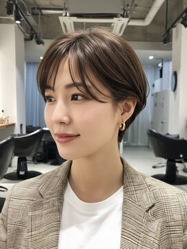 ハート 武蔵新城店(HEART) 着物ヘア/ダークアッシュ/ミディアムレイヤーカット/武蔵新城