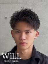 メンズサロン ウィル 阪急茨木(men's salon WiLL)&nbsp;スパイキーショート