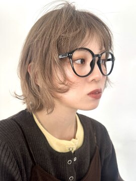 ディッセンバー 神宮前(December) 1ブリーチ~叶う透明感たっぷりミルクティベージュ♪