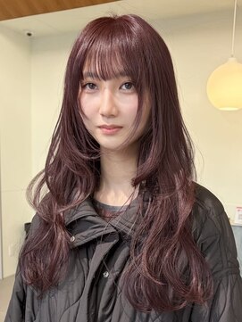 ローレンジウ(LOREN JU) 着物ヘア/ダークアッシュ/ミディアムレイヤーカット/名古屋名駅