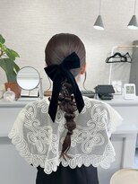 グランツ(hair design Granz) 結婚式におすすめ!タイト三つ編みアレンジ