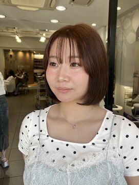 インデックスヘアー 錦糸町店(in'dex hair) 20代30代40代◎小顔韓国くびれボブディセミディオリーブカラー