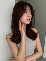 ソヨン 栄店(SOYON)&nbsp;ハッシュカット/ミディアムレイヤーカット/韓国ワンホンレイヤー
