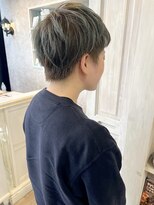 キャアリー(Caary) 福山市Caaryクール無造作ベリーショートお洒落オリーブカラー
