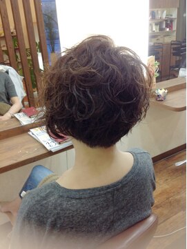 ヘアーミックス ニット(hair mix nitt) 前下がりショートボブ