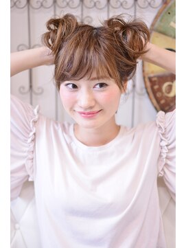 メイズ(MAZE) ショートボブのツインおだんご【メイズ東中野・鍛原志行】