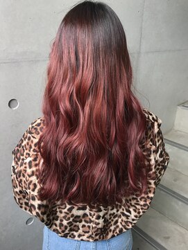 バルバオ サロンドベレーザ 大須(BALBAO salon de belleza) pink/redグラデーション