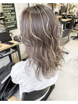 キラ 渋谷(KILLA) エッジショートくびれセミディハイライトたまねぎアレンジ_北間