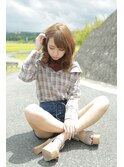 大人可愛い、色気、小顔カットひし形シルエット【錦糸町】