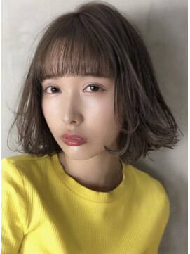 アン 溝の口(un) ◆似合わせカット【大人ガーリーショートボブ】ダークアッシュ