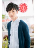 ミック ヘアアンドメイク アップ 駒込店(miq Hair&Make up)&nbsp;デザイン性の高いランダムパーマくせ毛カットマッシュa1