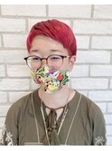 レッドピンクなベリーショート