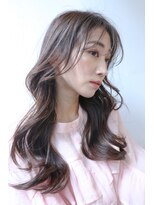 フィガロ ウメダ(FIGARO UMEDA)&nbsp;ロングレイヤー/オルチャンヘア/ヨシンモリ/ナチュラルベージュ