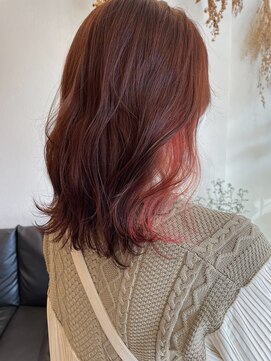 マァロ(malo.) ピンクイヤリングカラー