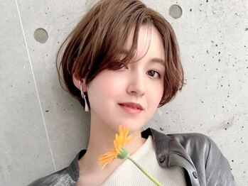 アンスールミミ 南草津店(Ansur mimi)の写真/初めてのショートヘアでも◎実力派Stylistが心を込めてあなただけの"伸びても可愛いショート"をご提案★