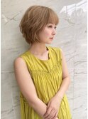 イメチェンしやすい可愛いも綺麗も手に入る丸みショートボブ
