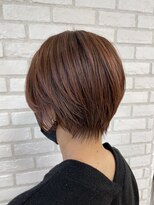 アッシュ 稲田堤店(Ash)&nbsp;ショートボブ×ピンクベージュ