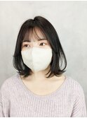 外ハネスタイル