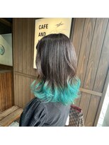 カフェアンドヘアサロン リバーブ(cafe&hair salon re:verb) 人気上昇中の裾カラー☆
