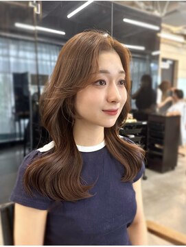 アリュウル 表参道(ALLURE) オレンジベージュ×くびれヘア◎レイヤーカット！KAKO