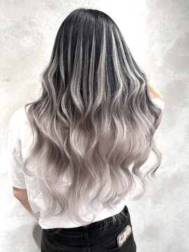 アルマバイロサ(ALMA by ROSA) ブリーチなしバレイヤージュ/担当rui