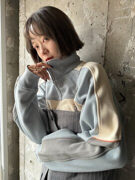 エッセ 大阪梅田茶屋町店(esse) 冬のグレージュボブ