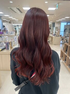 ケンジ 平塚ラスカ店(KENJE) お客様大人気カラー!!暖色系艶カラー！ピンクで女性らしく