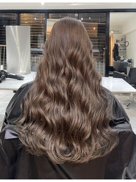 ブレンド 渋谷(BLend) ハイライトカラーマチルダボブインナーグレージュ前髪