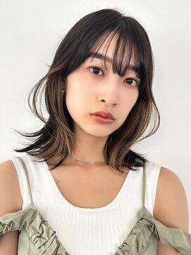 ラフィス ヘアーセプト 銀座店(La fith hair sept) 【La fith】ふんわりミディアム×インナーカラー